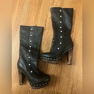 Black Studded Ugg Boots Size 9
